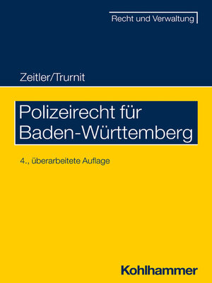 cover image of Polizeirecht für Baden-Württemberg